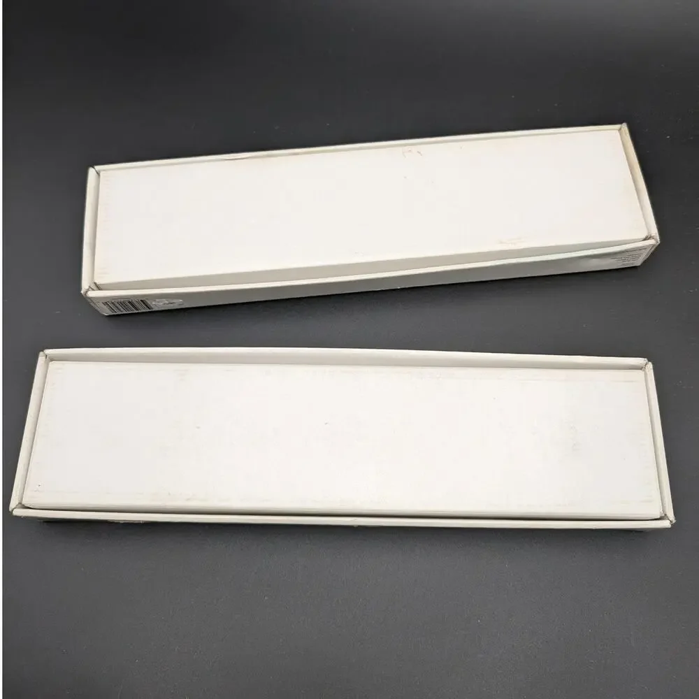 MIKASA Cake Knife & Server Set Rousseau Clear Handles Wedding Boxed Bridal